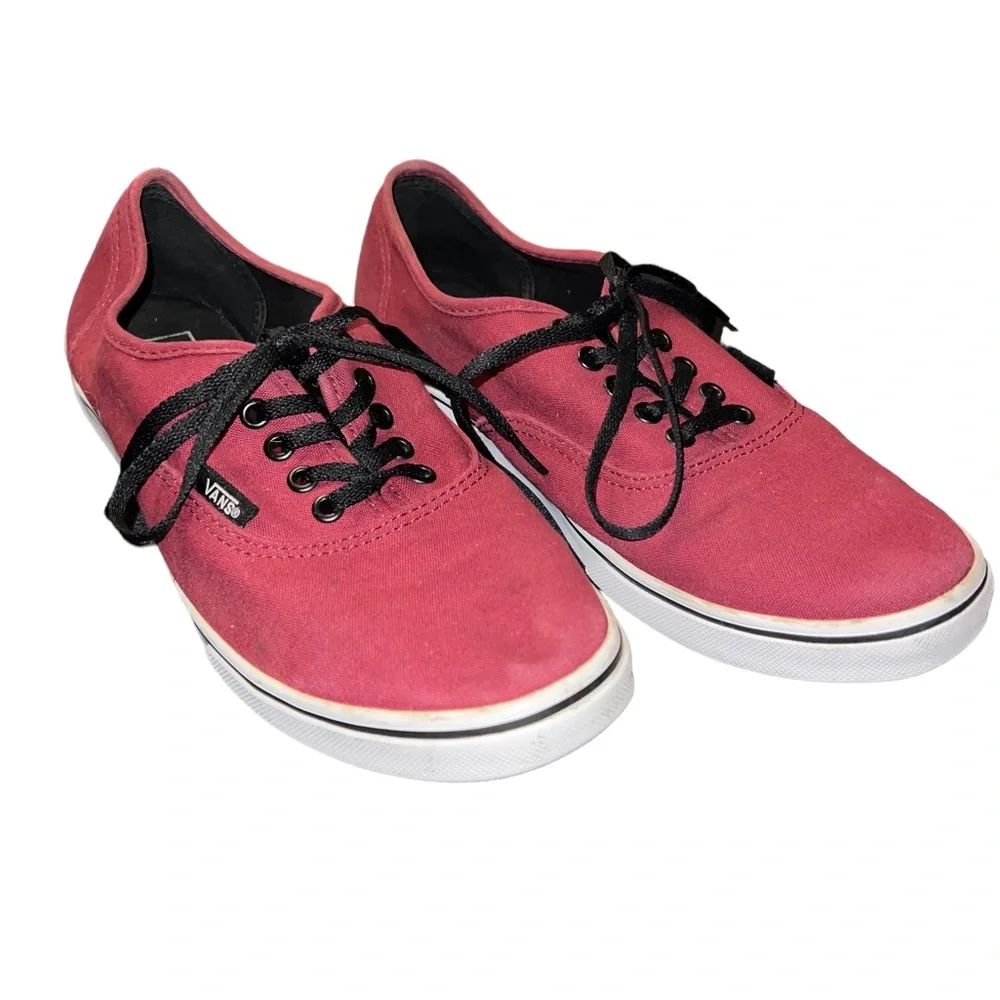 Vans Authentic Shoe Women’s size 9 / Men’s 7.5 Normal Width Port Royal Red - Picture 3 of 10